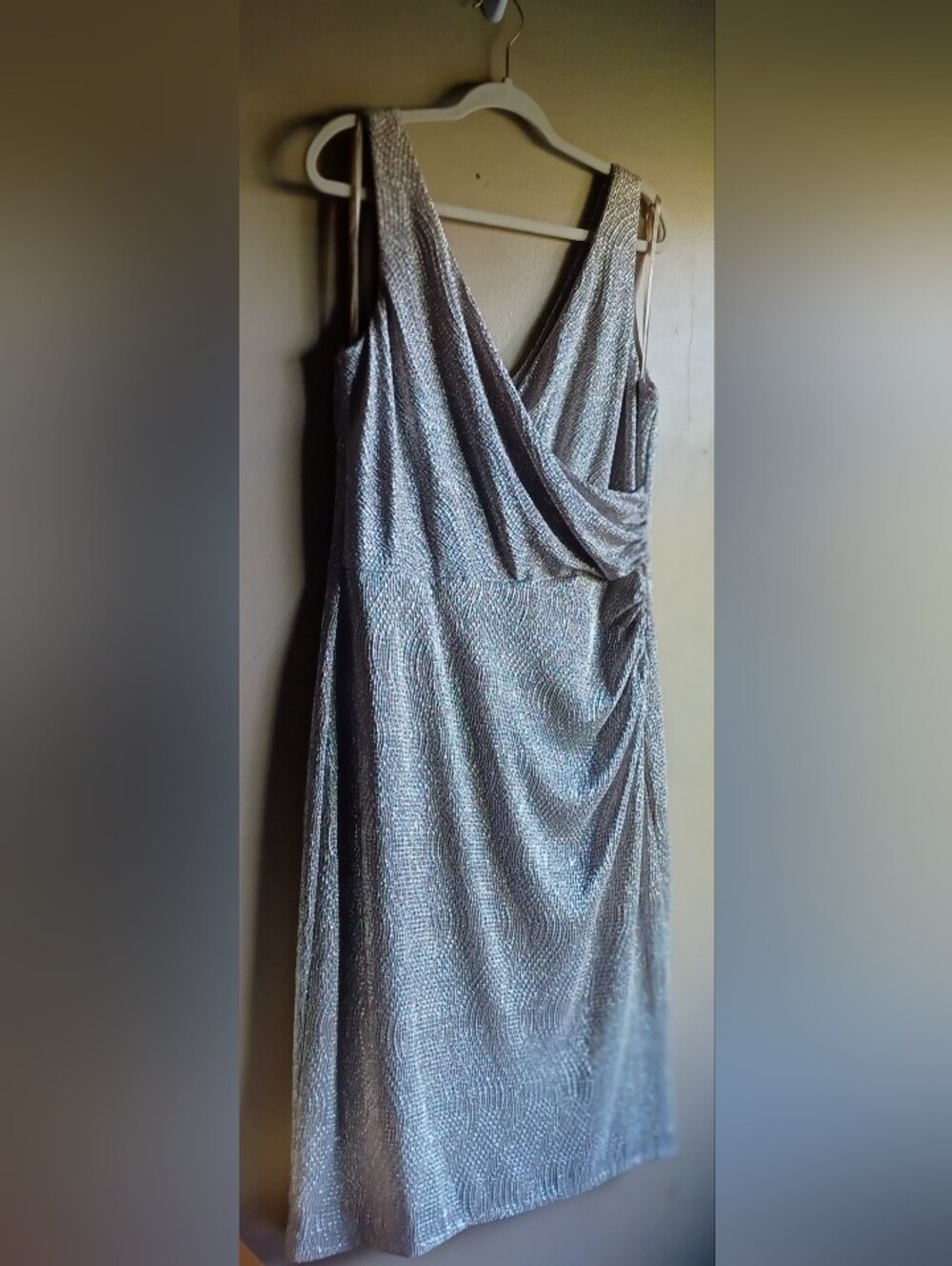 LAUREN RL gold Metalic Dress 14